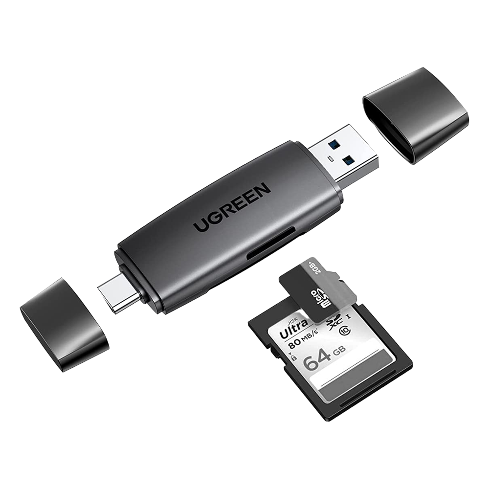 UGREEN Multifunciton Card Reader USBC/A to SD/MircoSD
