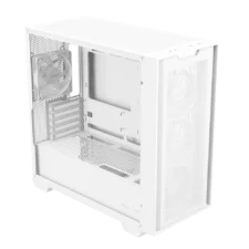ASUS A21 Plus ARGB White TG Gaming | M-ATX Midi