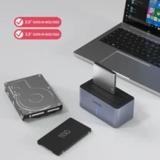 Unitek S1304A Docking Station USB3.2 for SSD HDD 2.5" 3.5" 1Bay