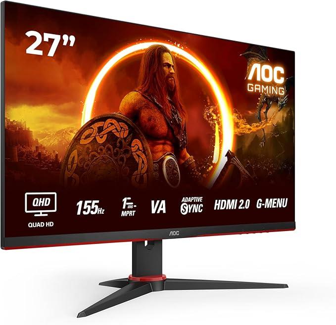 aoc q27g2e/bk monitor gaming