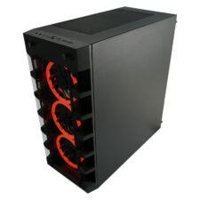 LC-709B-ON "Solar_System_X"Midi-ATX Case, black
