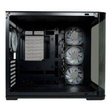 LC-8001W-ON "Pro-Storm Dark"Midi-ATX Case Black