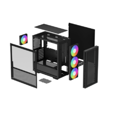 DeepCool CH560 RGB Gaming ATX Window Black | MidTower