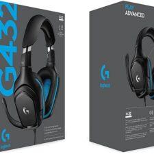 KUFJE LOGITECH G432 GAMING HEADSET USB (7.1 Surround Sound)
