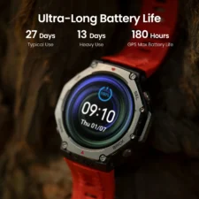 Amazfit T-Rex 3 Smartwatch Ultra i Qëndrueshëm, AMOLED 1.43”, GPS Dual-Band, 10ATM Amazfit T-Rex 3 Smartwatch Ultra i Qëndrueshëm, AMOLED 1.43”, GPS Dual-Band, 10ATM