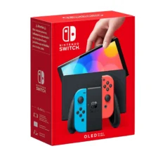 Nintendo Switch (OLED model) with Neon Blue and Neon Red Joy-Con Nintendo Switch (OLED model) with Neon Blue and Neon Red Joy-Con