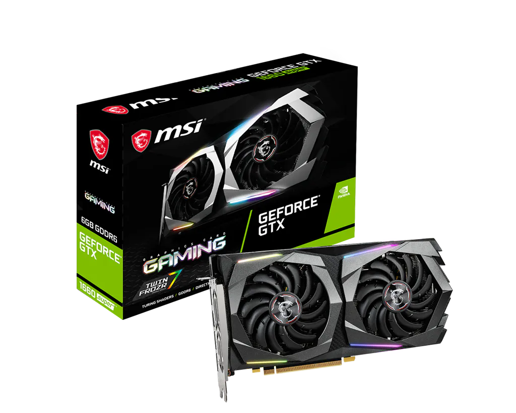 MSI NVIDIA GeForce GTX 1660 Super 6GB Graphics Card