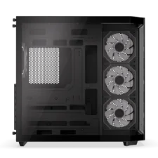 Krux Empero ARGB FishTank Glass | Black ATX Krux Empero ARGB FishTank Glass | Black ATX